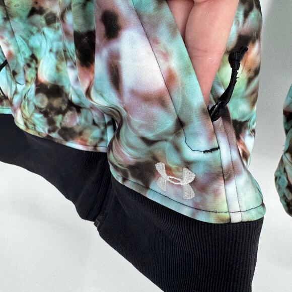 Under armour Jacket Womens Small ColdGear Infrared UA Storm Full Zip Hooded - Picture 11 of 12